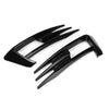 Golf MK7 (2014-2017) Glossy Black 2 x Front Fog Lamp Eyebrow Cover Trim