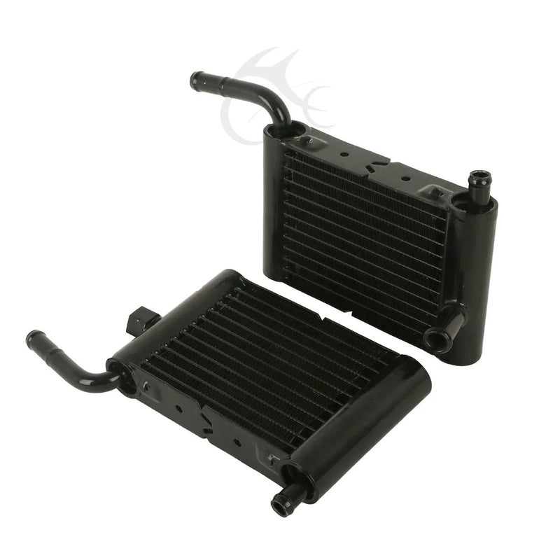 Harley Touring Black Lower Vented Fairing Radiator Cooler (2014-2023)