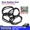 Front Rear 4 Door Rubber Seal LH+RH Fits Toyota Land Cruiser FJ60 BJ60 HJ60 New