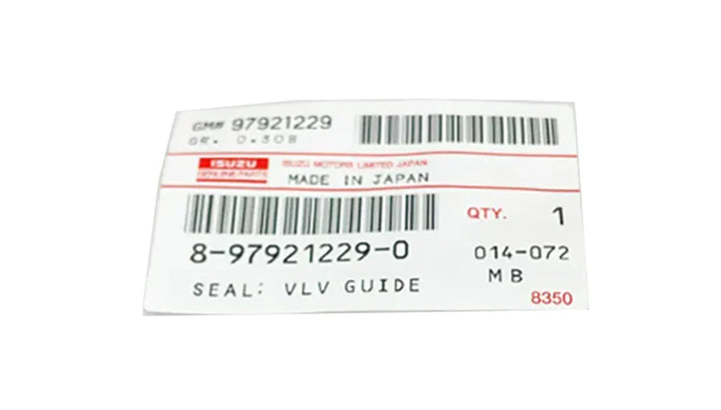 Isuzu D-Max 8 x Valve Guide Seals (2003-2004)