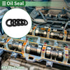 Oil Seal Rotary Shaft Seal NBR Rubber 45x70x12mm High Pressure Black