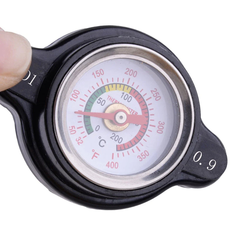 Honda Yamaha Suzuki ATV Radiator Cap with Temperature Gauge 0.9 Bar