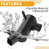 Mitsubishi L200 Windshield Washer Pump w/ Grommet (2006-2015)