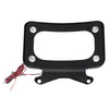 Harley Road Street Glide Curved License Plate Frame Mount LED Light (2006-2023)