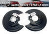 Toyota Corolla Auris JDM 2 x Rear Disc Brake Dust Cover Sub-Assy LH RH