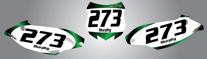 KXF 450 Custom Number Plates Decals (2012)
