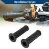 Motorcycle 7/8" 22mm Hand Grips Rubber Black