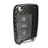 VW Golf MK7 Carbon Fiber Black Remote Key Fob Cover (2013-2020)