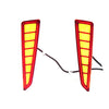 Lexus RX Red Lens Rear Bumper Reflector Brake Signal Light (2016–2018)