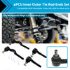 Mitsubishi Triton MK 1996-2006 4pcs Inner Outer Tie Rod Ends