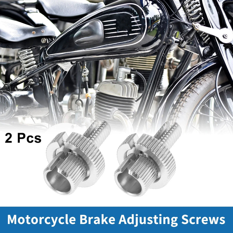 Motorcycle Brake Lever Barrel Adjusters Screws 2 x M8