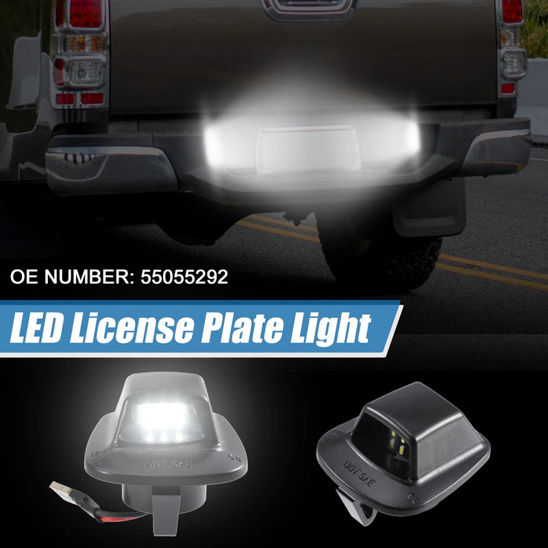 Dodge Dakota White LED License Plate Light Assembly 2 x 2835SMD (2005-2011)