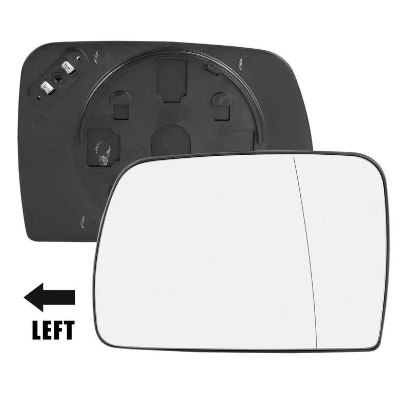 BMW X5 Left Side Rearview Mirror Glass Heated with Backing (2000-2006)