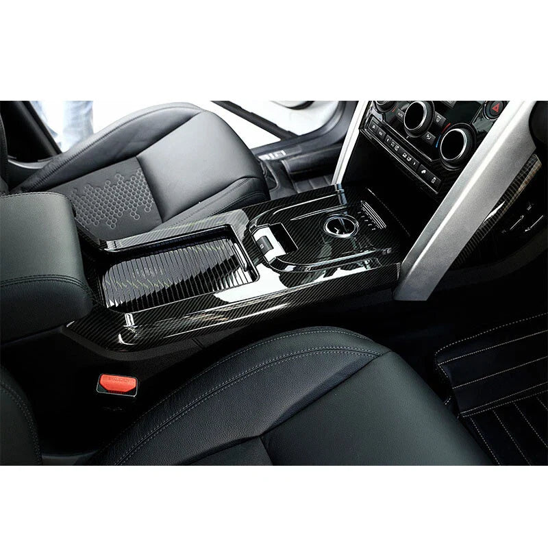 Discovery Sport 2016-2018 Carbon Fiber Style Center Console Panel Trim Fit