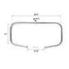 Harley Touring Vented Fairings Engine Guard Crash Bar (1997-2008)