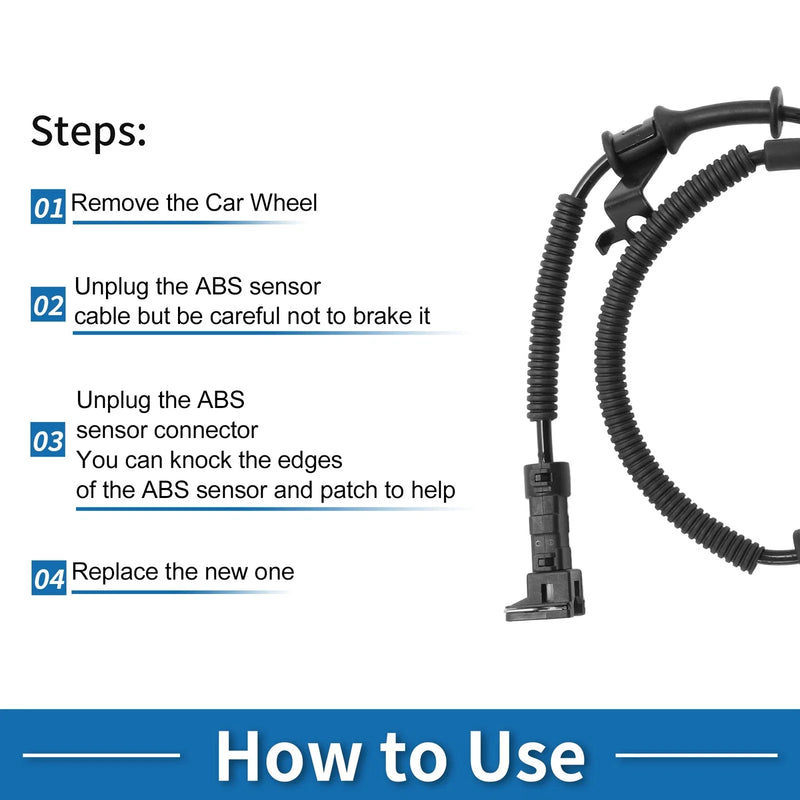 Kia Soul 2.0L ABS Wheel Speed Sensor (2010-2013)