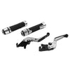BMW F650GS Silver Extendable Brake Clutch Levers & Grips (2002-2007)