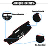Mazda CX-5 2016-2023 Black Red Dashboard Cover Mat