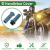 Make Model 25mm Motorcycle Hand Grips Handlebar Grips TPU Gray Blue