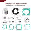 Honda CR125R Top End Rebuild Kit 54mm Standard Bore Piston Ring (2003–2004)