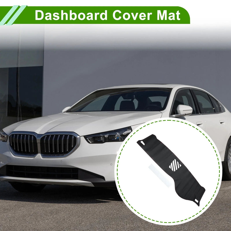BMW 5 (2010-2016) Dash Mat Carpet Black Red Dashboard Cover