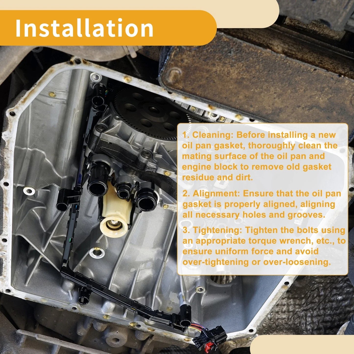 Transmission Filter Oil Pan Gasket for Toyota Land Cruiser (2015)