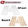 Nissan Rogue 8 Pcs Chrome Silver Door Pillar Trim (2008-2013)