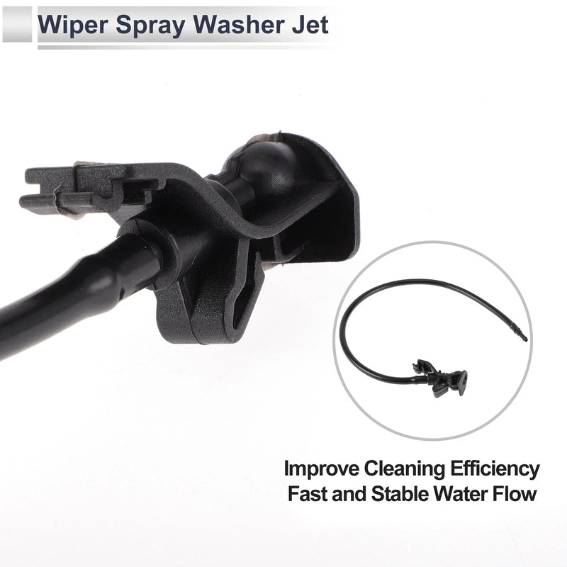 Ford 6 x Windshield Washer Nozzles & Hose Connectors (2015-2023)