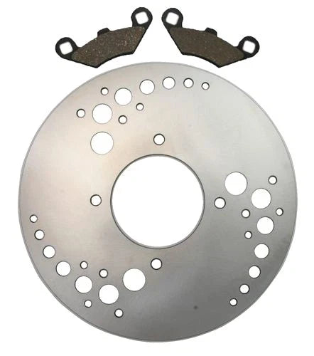 Polaris Outlaw 525 S Rear Disc Brake Rotor & Semi-Metallic Pads (2009–2010)