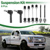 Ford 8 Pcs Front Suspension Kit Tie Rod Ends & Sway Bar Links