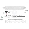 4X4 Vehicles 20" Marine Grade Light Bar, 200W, 40 White LEDs,