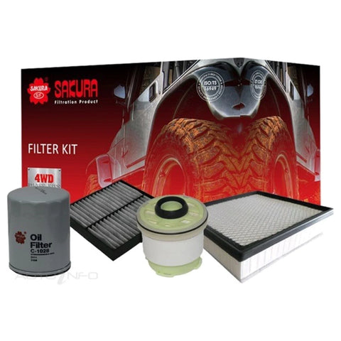 Mitsubishi Triton MQ 2.4L 4N15 Diesel Oil Air Fuel Cabin Filter Kit