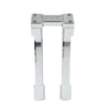 Harley 1" Handlebar 10" Pullback Handlebar Risers Clamp Chrome
