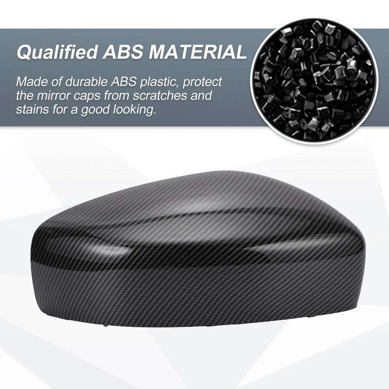 Infiniti G37 G25 Q60 Q40 1 x Set Rearview Mirror Cover Cap Carbon Fiber