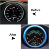 Porsche 911 718 Boxster Cayenne Macan Blue Stopwatch Compass Cover Ring