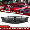Infiniti G37 / Q60 1x ABS Matte Black Front Grille (2008-2015)
