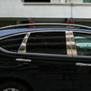 Honda CR-V 6x Chrome Pillar Post Stainless Steel Trim Door Cover (2012-16)