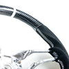 Porsche 911, 718, Boxster, Cayman, Macan Carbon Suede White Steering Wheel (2016-2023)