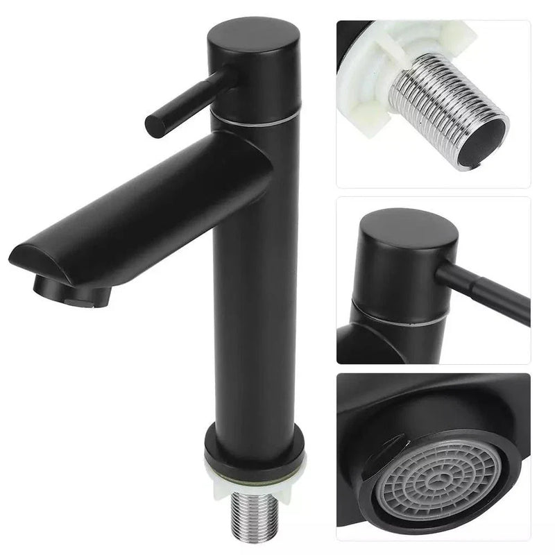 RV Single Cold Water Sink Faucet with Hose