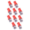 Universal 10 x T10 LED Red Dashboard Gauge Cluster Bulbs