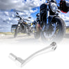 Universal Gear Shift Lever / 11mm / Universal Aluminum Alloy Folding Silver Tone