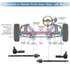 Nissan Altima 4pcs Tie Rod End Links (2002-2018)