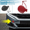 Honda Fit (2018-2019) - Red Front Bumper Tow Hook Cover