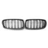 BMW F30 / 31 M3 Style Gloss Black Carbon Fiber Look Grilles (2012-2018)
