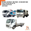 Isuzu ELF N-Series NPR NKR Weather Shields Window Visor Rain Guards (2007-2022)