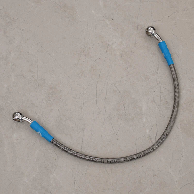 Universal Motorcycles 39cm Stainless Steel Braided Brake Oil Hose Pipe