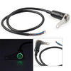 Fog Headlight - Green LED Switch ON/OFF 7/8" Handlebar Mount Push Button