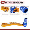 Yamaha TTR 50cc Folding Gear Shifter Lever Gold Tone Blue