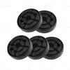 Auto Lift Car Truck Hoist Black 5Pcs Universal Round Rubber Arm Pads