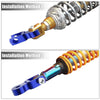 2 x 5cm Universal Motorcycle Rear Shock Absorber Riser Height Extension Blue